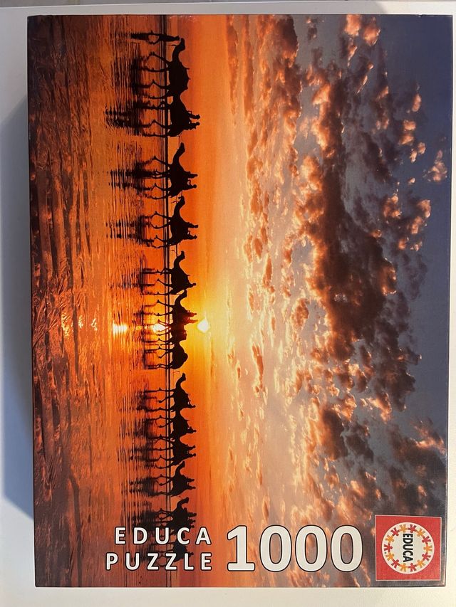 Puzzle Educa 1000 Piezas Atardecer Camellos
