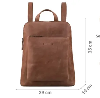 STILORD Dua Mochila Bolso Cuero Mujer