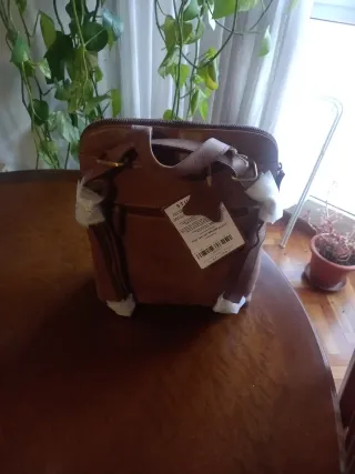 STILORD Dua Mochila Bolso Cuero Mujer