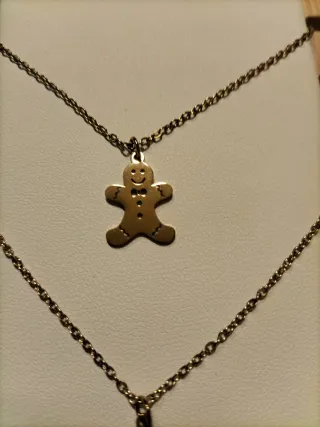 Collar Navideño Acero Inoxidable