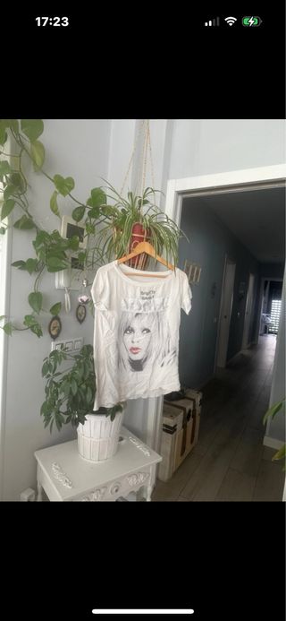 Camiseta Brigitte Bardot Blanca