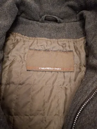 Chaqueta hombre marrón caramelo