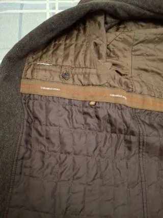 Chaqueta hombre marrón caramelo