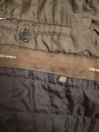 Chaqueta hombre marrón caramelo