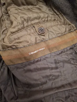 Chaqueta hombre marrón caramelo