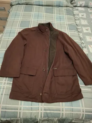 Chaqueta hombre marrón caramelo