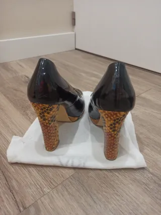 Zapatos de tacón negros T37