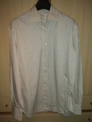 Camisa de rayas Zara Man Talla L para hombre.