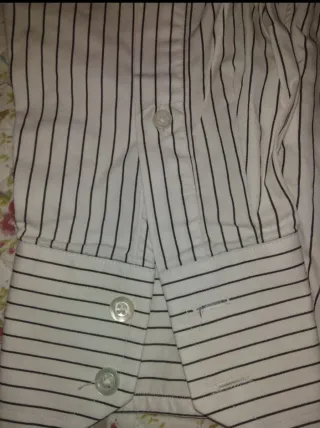 Camisa de rayas Zara Man Talla L para hombre.