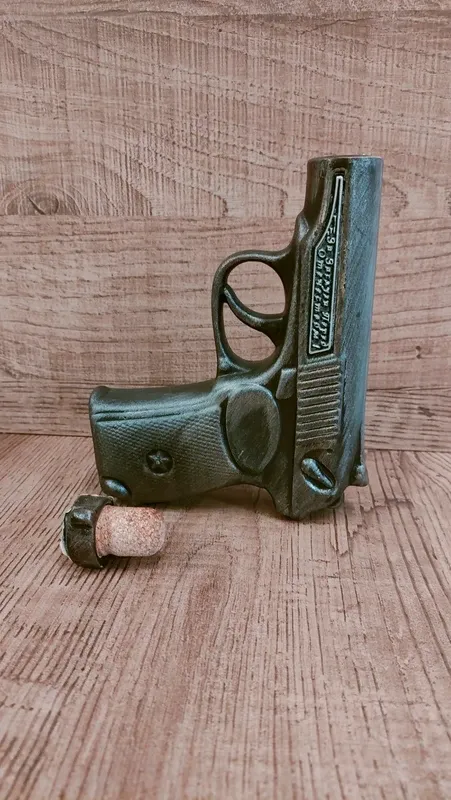 Bottiglia ceramica pistola Zlatorog
