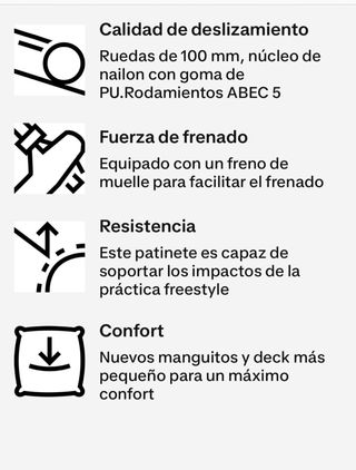 Patinete Freestyle Rojo