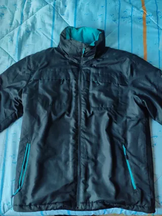 Chaquetón Karhu Talla L Negro y Turquesa