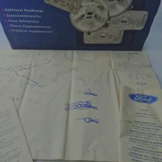 Faros de largo alcance Ford fiesta/escort/sierra