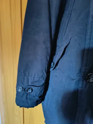 Chaquetón Mango Azul Talla L Hombre