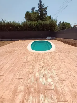 Hormigón impreso para exterior