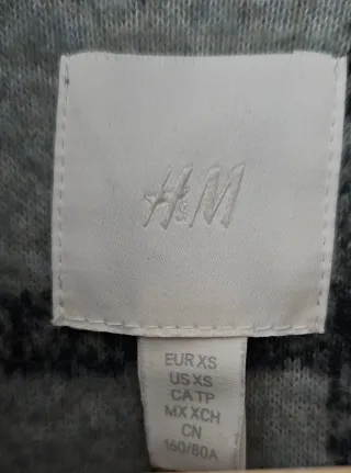 Chaqueta H&M cuadros invierno oversize