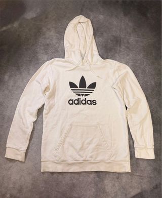 Sudadera Adidas Blanca Talla S