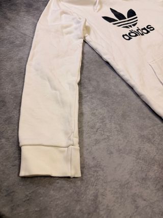 Sudadera Adidas Blanca Talla S