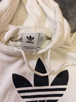 Sudadera Adidas Blanca Talla S