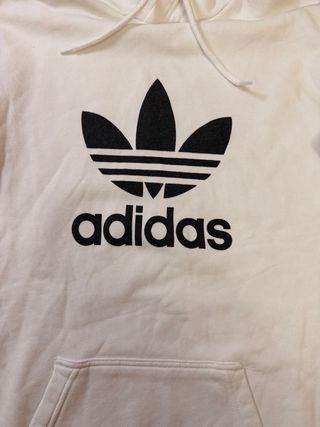 Sudadera Adidas Blanca Talla S