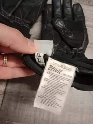 Guantes Moto Crivit Negros Invierno Talla XL