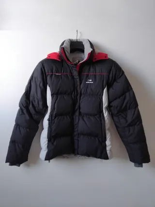 Piumino Eider donna Eulalie Nero rosso