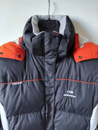 Piumino Eider donna Eulalie Nero rosso