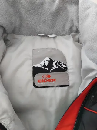 Piumino Eider donna Eulalie Nero rosso