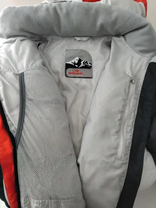 Piumino Eider donna Eulalie Nero rosso