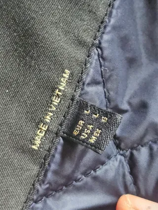 Parka azul de mujer. Massimo dutti