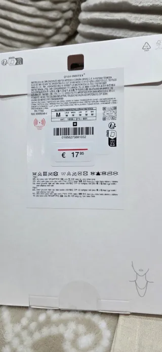 Collar Zara doble capa flor