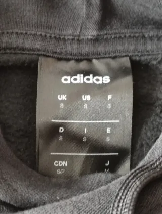 Sudadera Adidas Negra Talla S