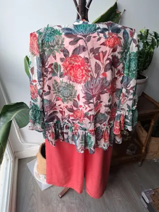 Camisa Pedro del Hierro flores Talla S