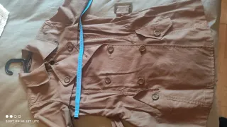 Gabardina Marrón Tela Encerada Amitié