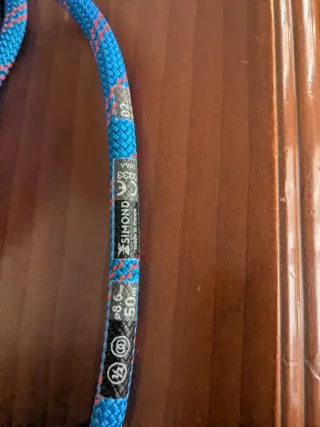 Cuerda de escalada nueva sin usar