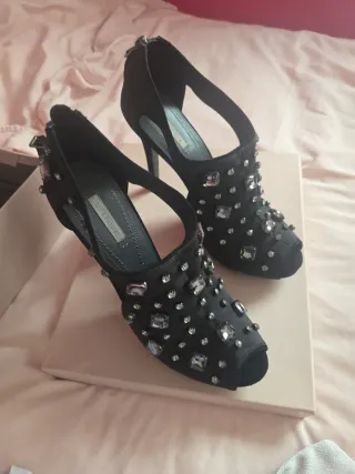 Zapatos Joya Uterqüe Negros
