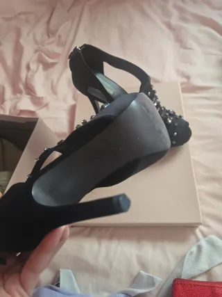 Zapatos Joya Uterqüe Negros