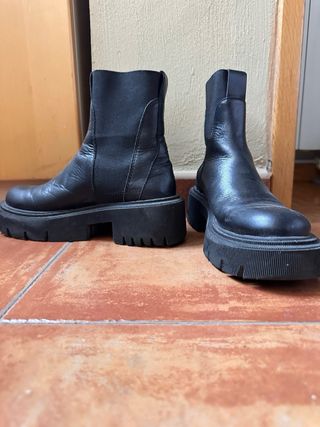 Botas Zara Negras Talla 38