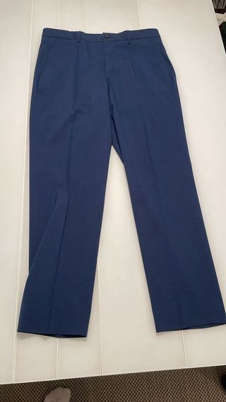 Traje azul de fin de año