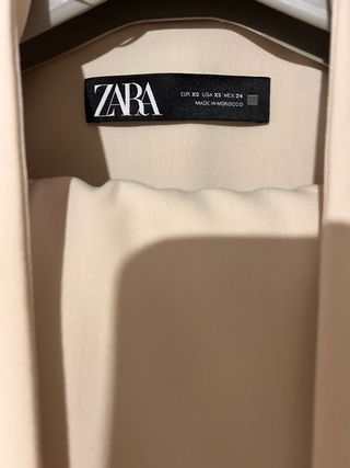 Traje Zara Beige XS
