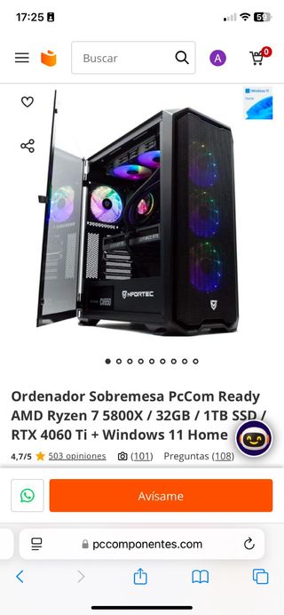 Ordenador Gaming NFORTEC Nuevo