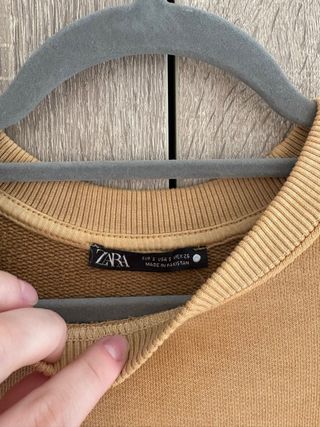 Sudadera Zara Beige