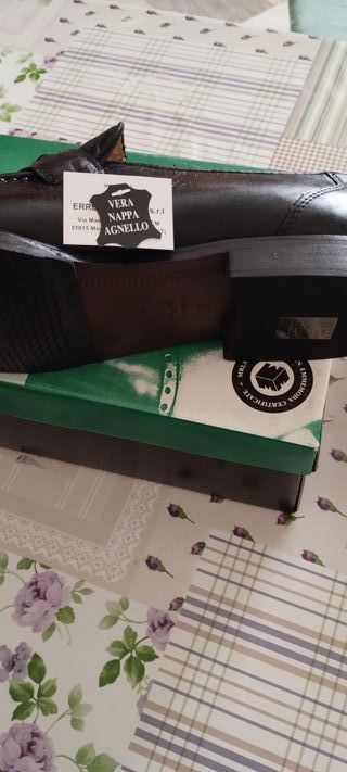 LE COMODONE Scarpe Uomo Pelle Nere Tg 45