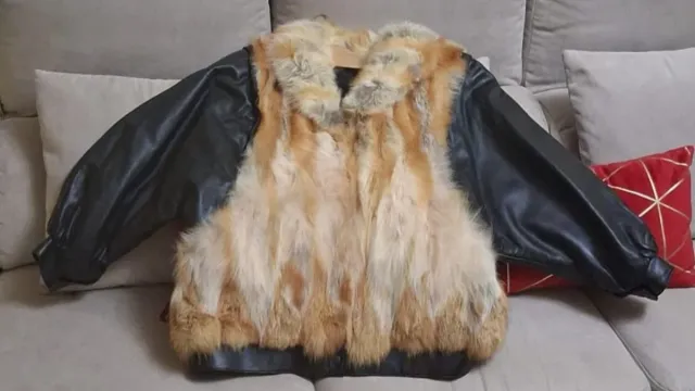Abrigo de autentica piel