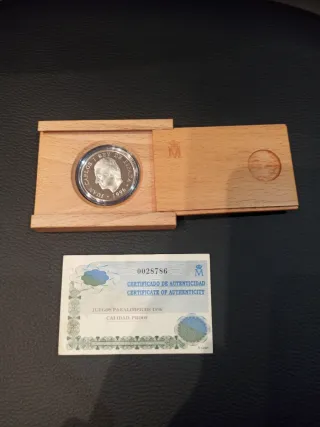Moneda 1000 Pesetas Paralímpicos 1996 Plata