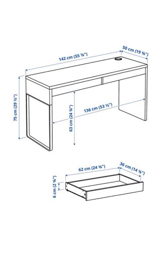 Scrivania Bianca Ikea