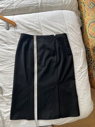 Falda Marella Raya Diplomática Gris