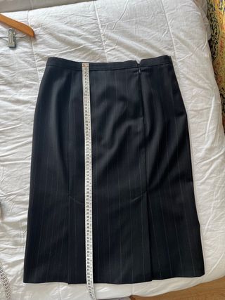 Falda Marella Raya Diplomática Gris