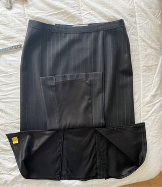 Falda Marella Raya Diplomática Gris