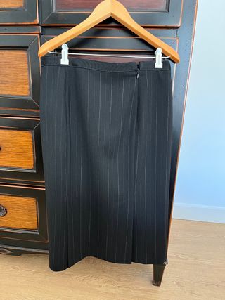Falda Marella Raya Diplomática Gris